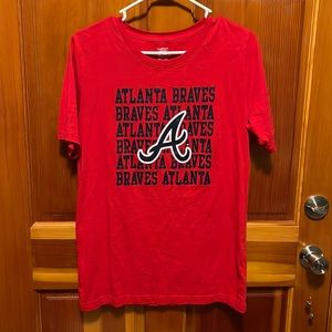 Boys XXL MLB Atlanta Braves Shirt (Red)